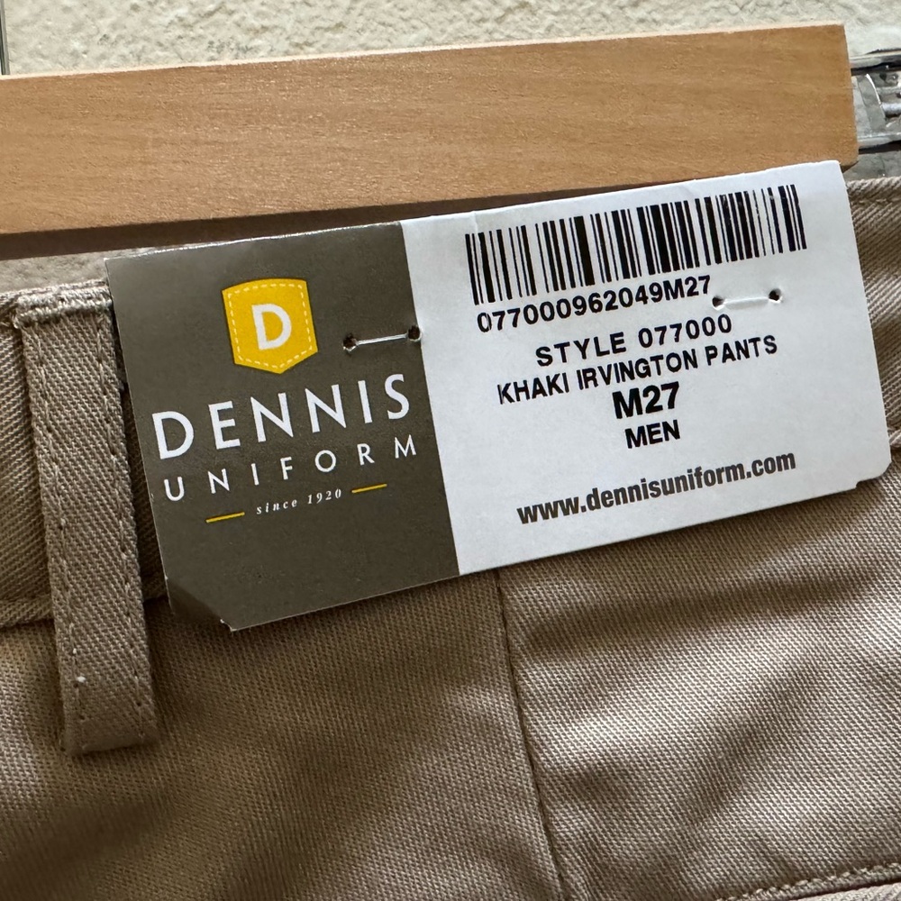 DENNIS UNIFORM Khaki Irvington Pants for Men